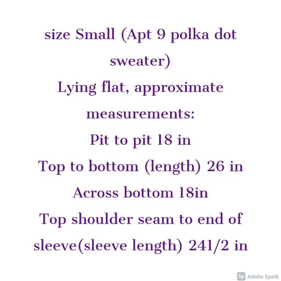 NWT Apt 9 sparkly polka dot sweater - Picture 12 of 15